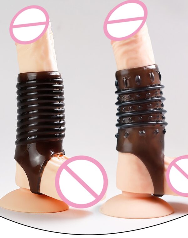 Men's Particle Set Thread Set Wolf Teeth Set Lock Precision Ring Penis Set Men's Blocking Ring Sex Adult Products