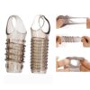 Men's Particle Set Thread Set Wolf Teeth Set Lock Precision Ring Penis Set Men's Blocking Ring Sex Adult Products