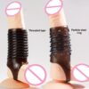 Men's Particle Set Thread Set Wolf Teeth Set Lock Precision Ring Penis Set Men's Blocking Ring Sex Adult Products