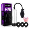 Men Pennis Pump Vacuum Enlarger Aid Impotence Bigger Longer Thicker Handsome up Masturbation Pump